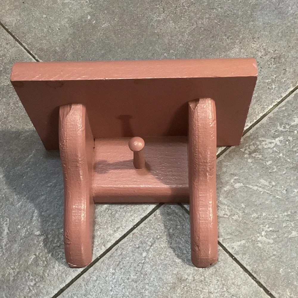 Rustic mauve Wall Shelf.